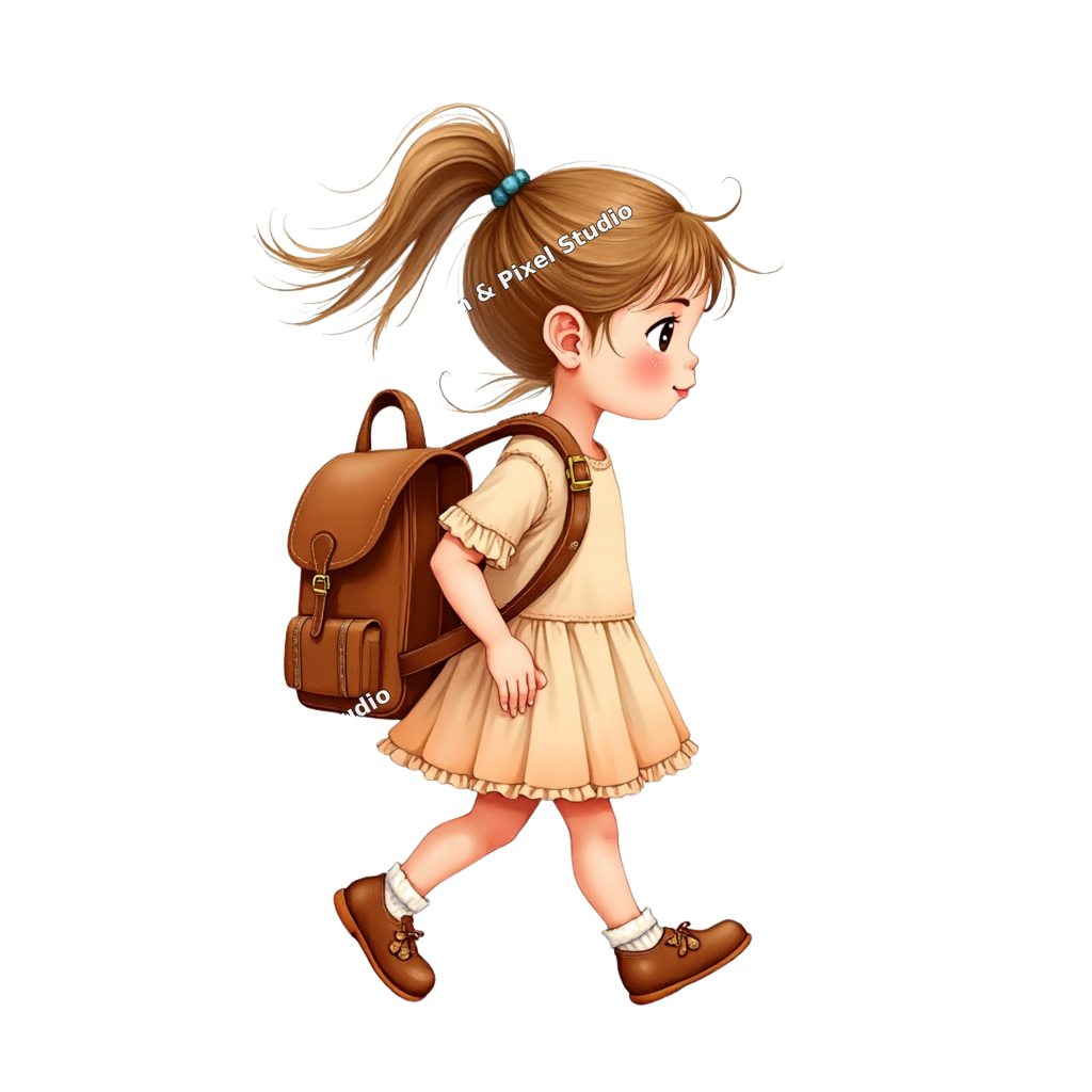 Back to School clipart design 1