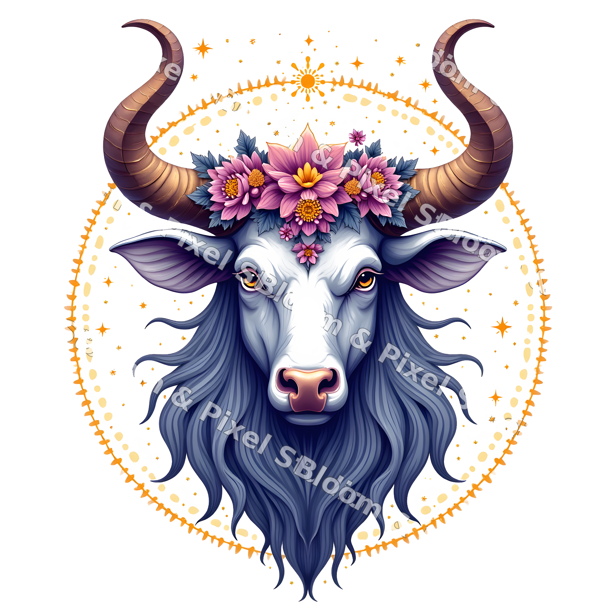 Celestial & Mystical clipart preview (watermarked)