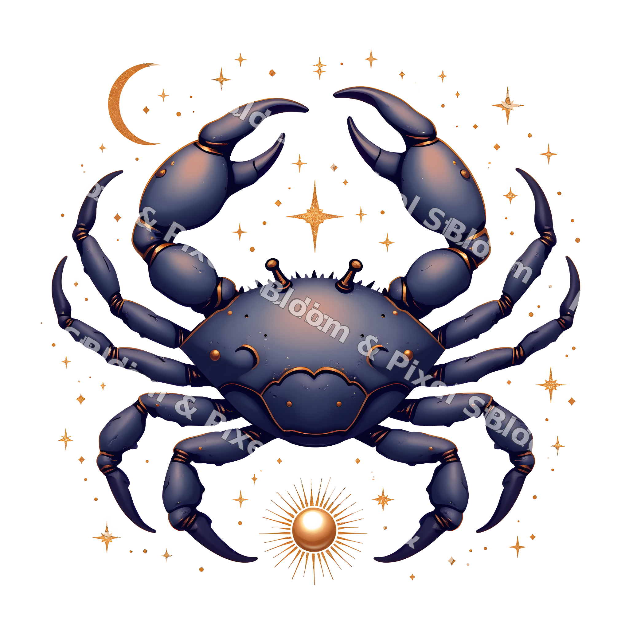 Celestial & Mystical clipart preview (watermarked)