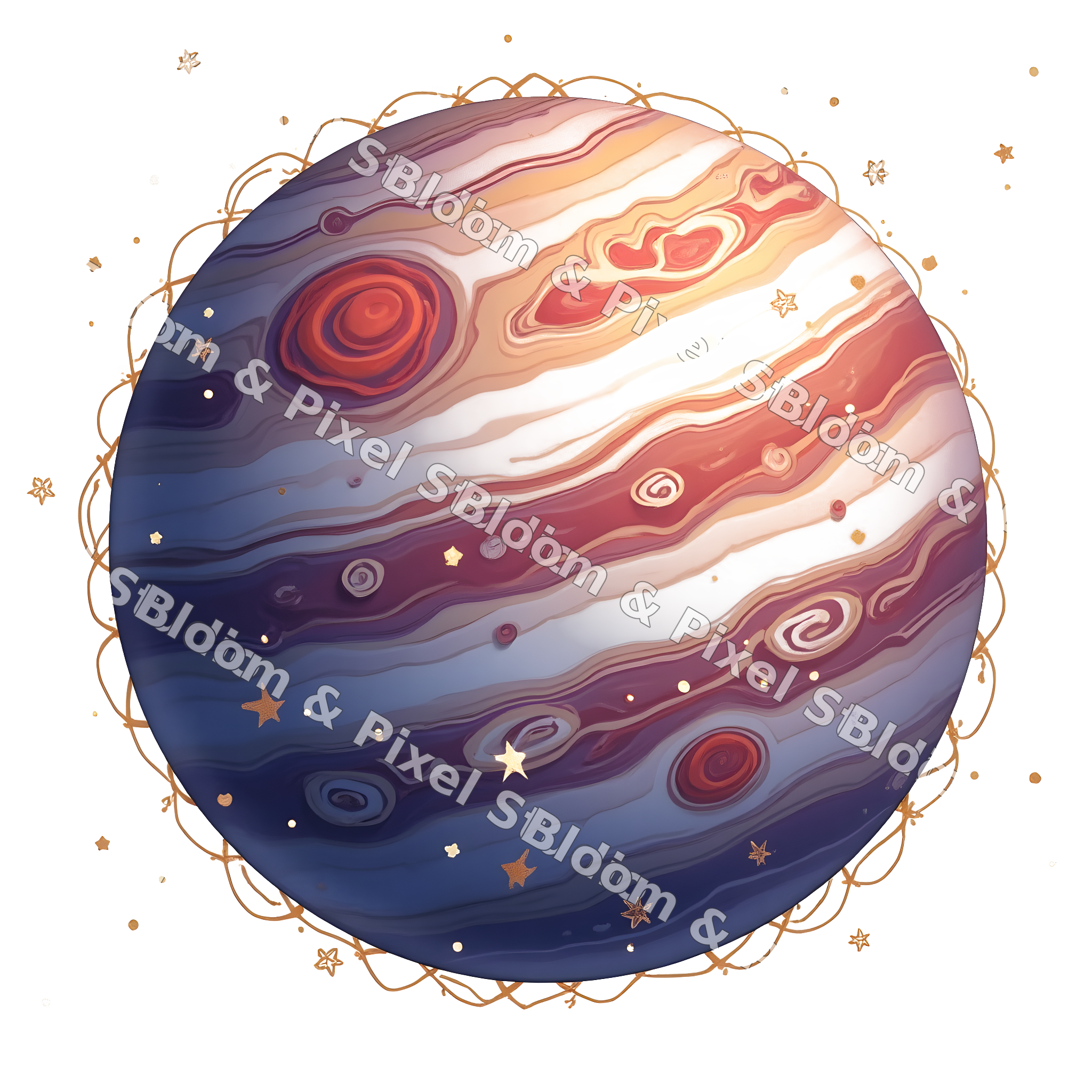 Celestial & Mystical clipart preview (watermarked)