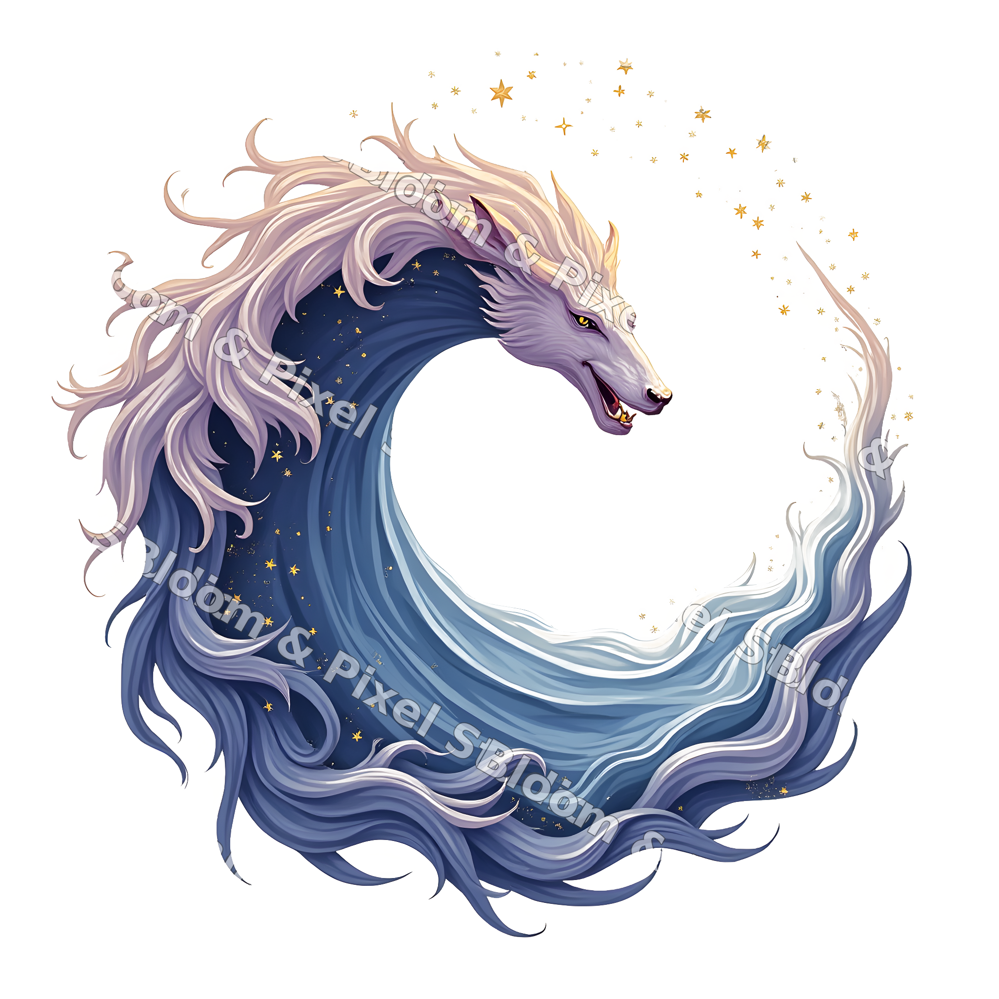 Celestial & Mystical clipart preview (watermarked)