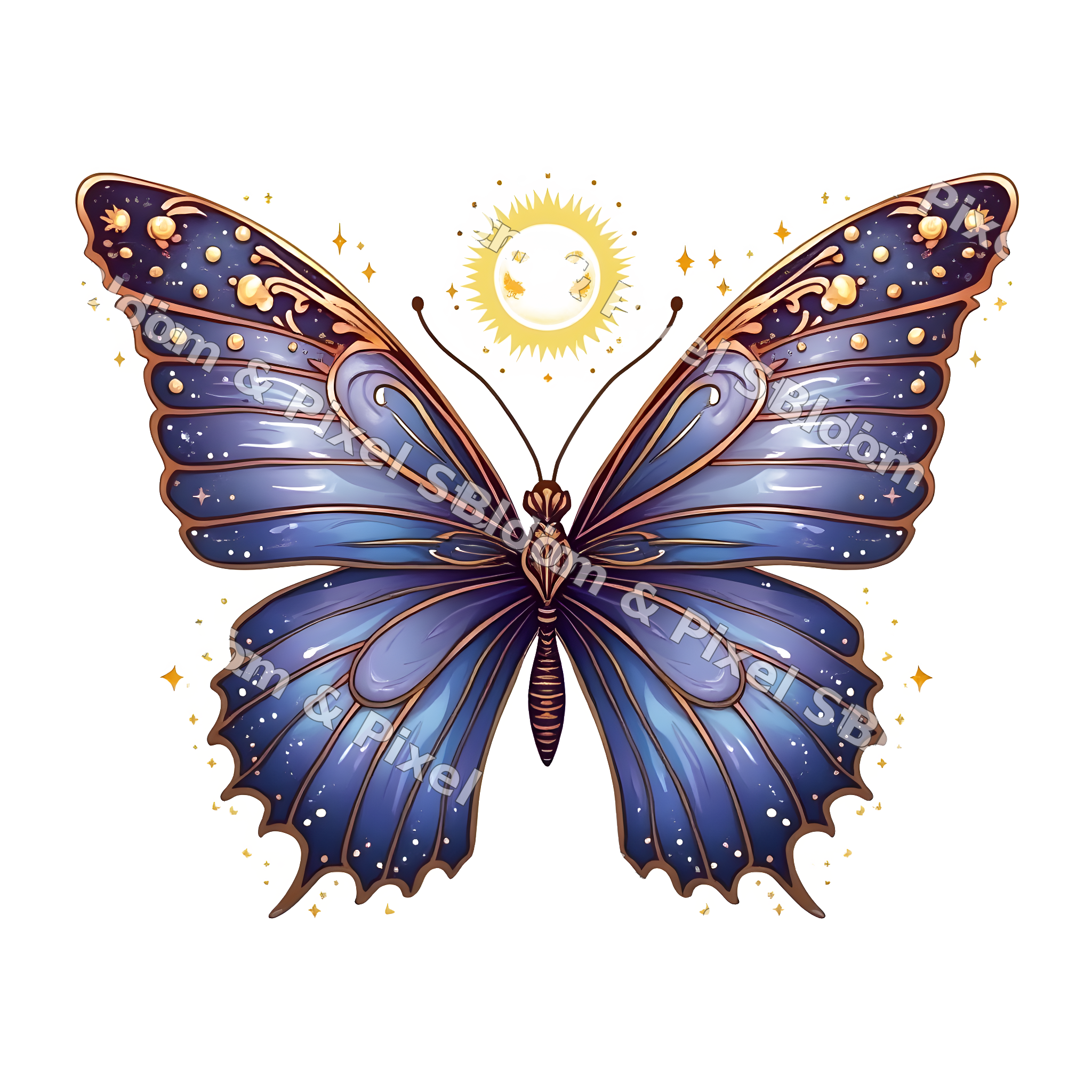 Celestial & Mystical clipart preview (watermarked)