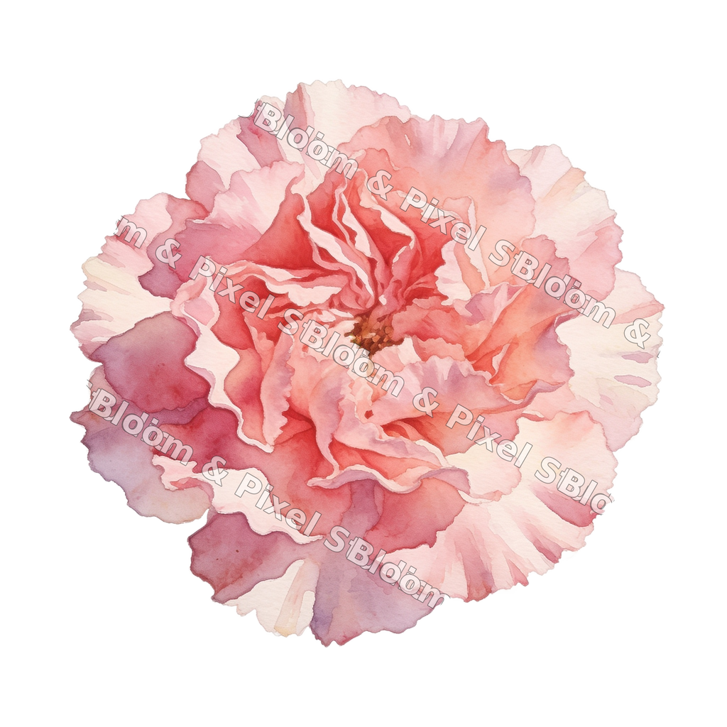 Watercolor Florals preview (watermarked)