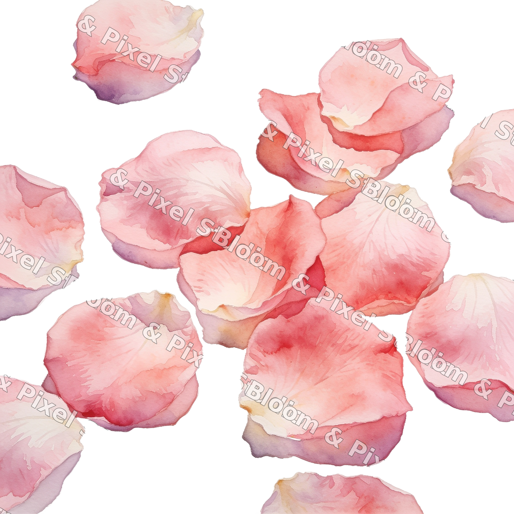 Watercolor Florals preview (watermarked)